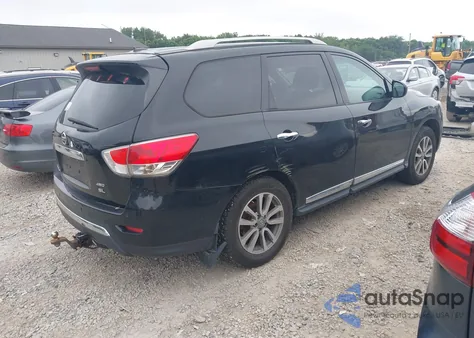 2014 Nissan Pathfinder Sl из США, поврежденный, VIN 5N1AR2MM4EC648736